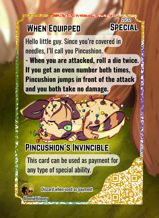 Special Item Card