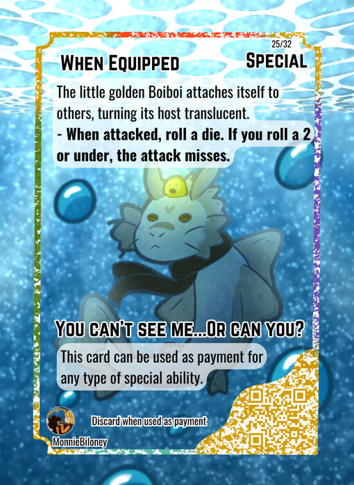 Special Item Card