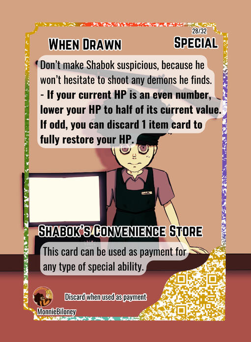 Special Item Card